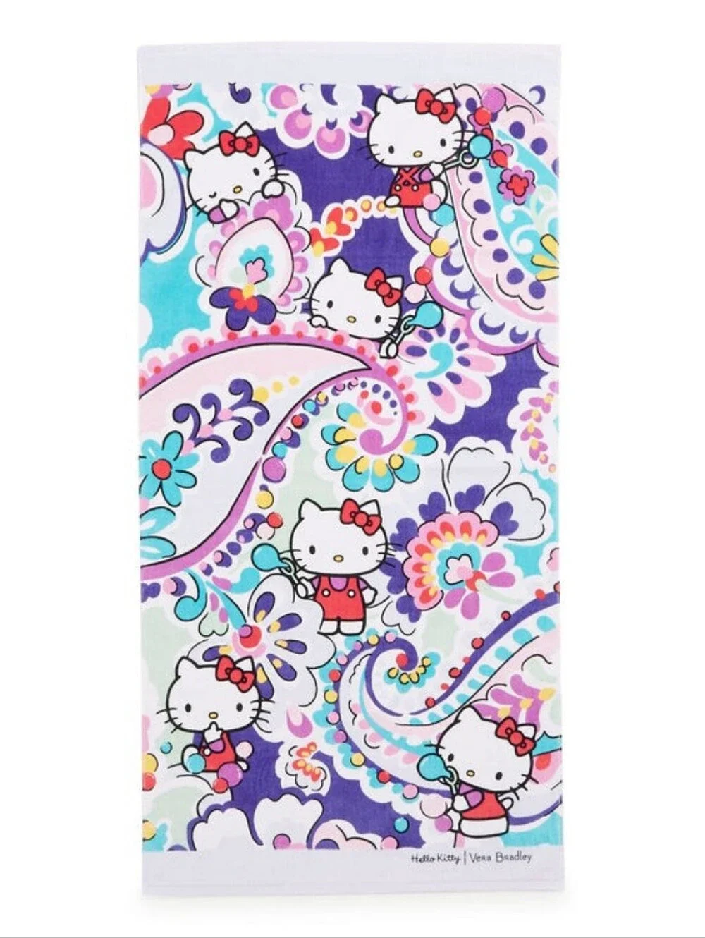 Vera Bradley Hello Kitty Dorm Towel Or Beach Towel